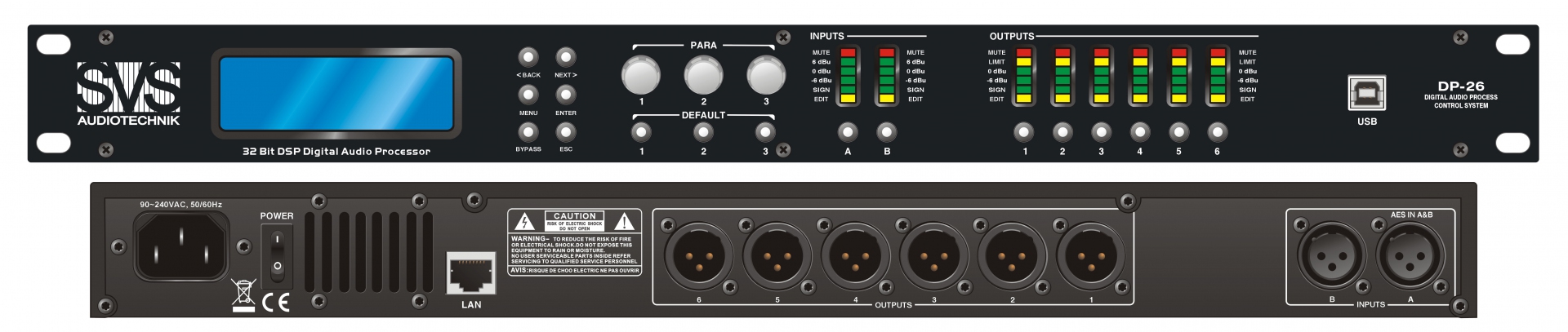 SVS Audiotechnik DP-26 Цифровой процессор: 2 входа 6 выходов в Карелии