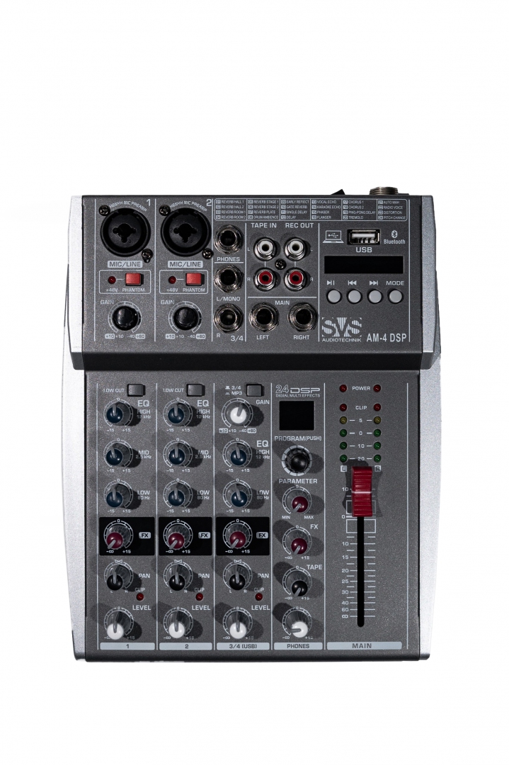 SVS Audiotechnik mixers AM-4 DSP Аналоговый микшерный пульт, 4-канала в Карелии