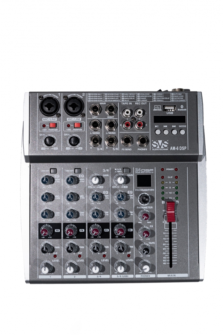 SVS Audiotechnik mixers AM-6 DSP Микшерный пульт аналоговый, 6-канальный SVS Audiotechnik mixers в Карелии